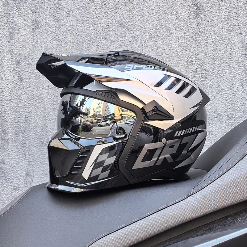 Casque moto cross et VTT