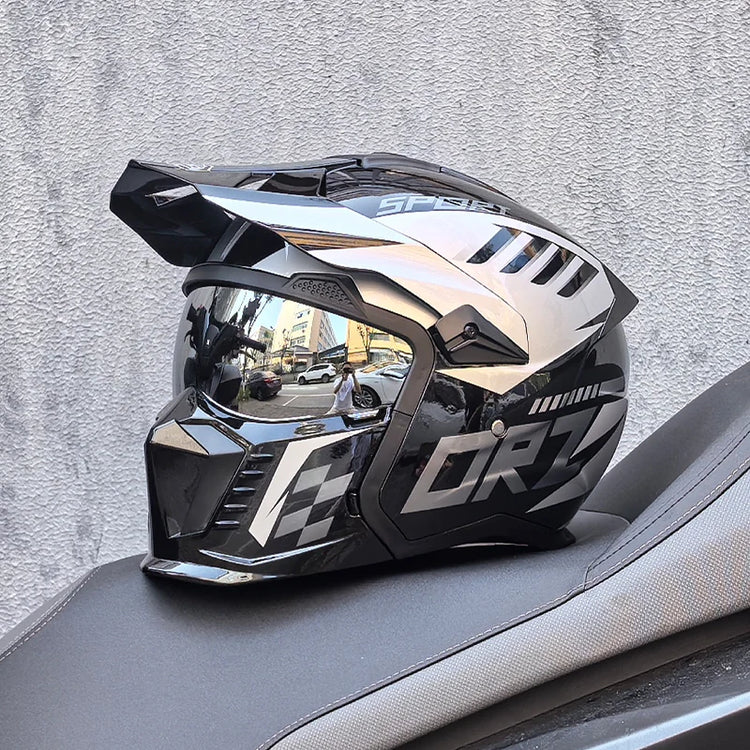 Casque moto cross et VTT