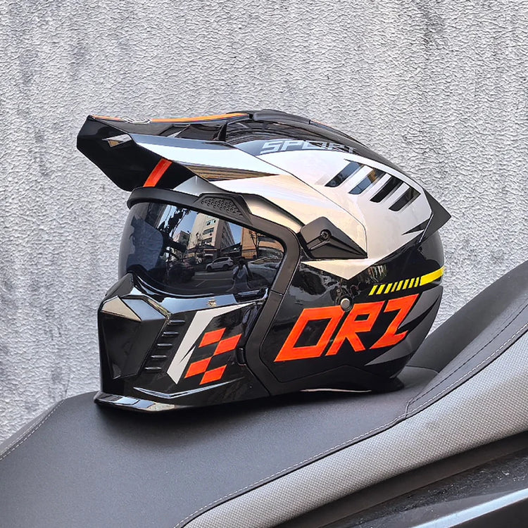 Casque moto cross et VTT