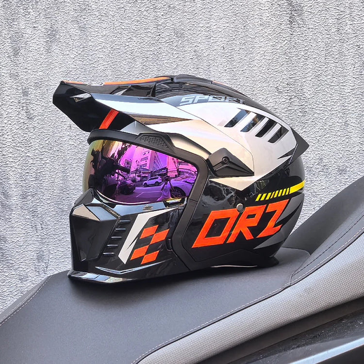 Casque moto cross et VTT