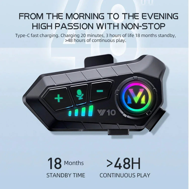 Intercom stereo avec micro