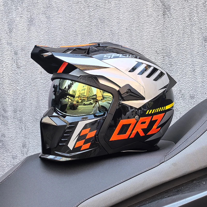 Casque moto cross et VTT