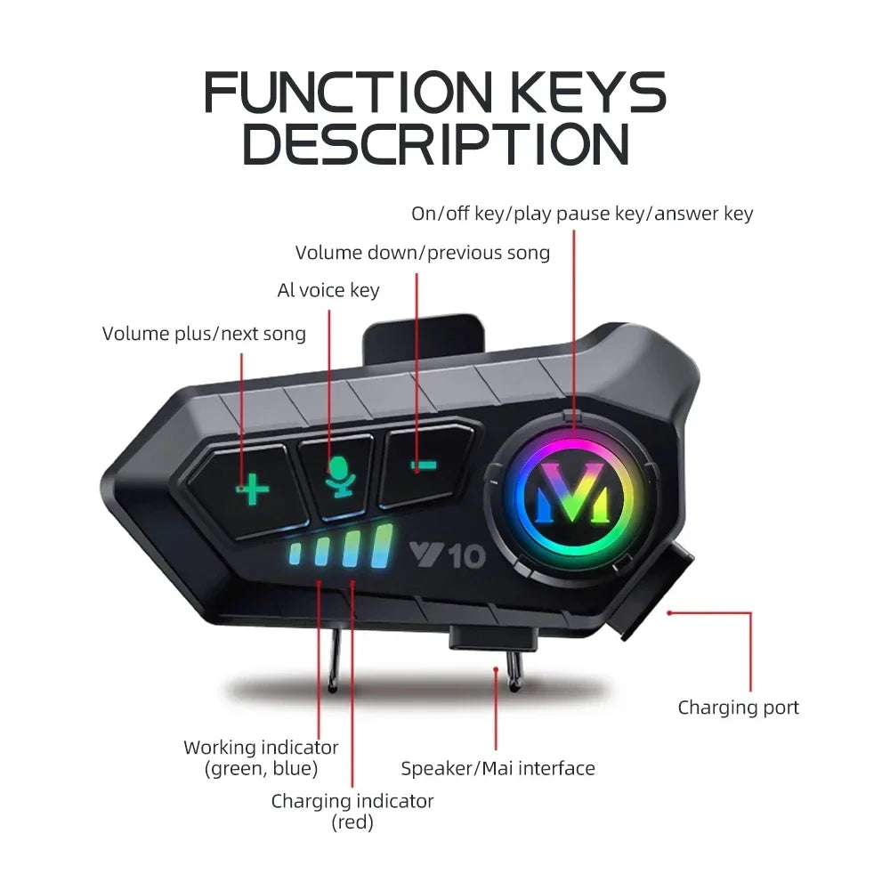 Intercom stereo avec micro – Padarashop