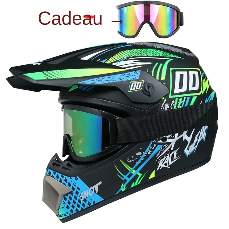 Casque Motocross Enfant – Tout-Terrain, Moto et VTT Descente