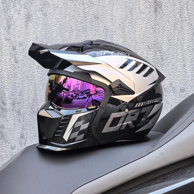 Casque moto cross et VTT